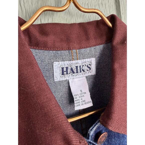 Vintage Haik’s Denim Chore Jacket Small 90s - Picture 5 of 6